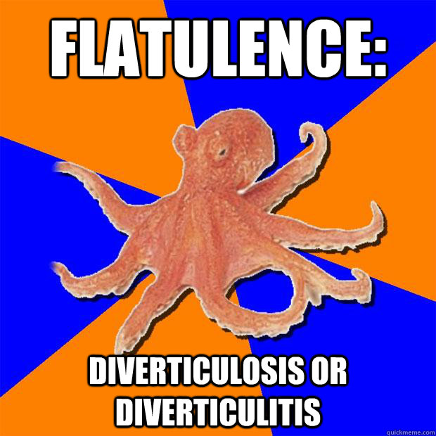 Flatulence: Diverticulosis or diverticulitis - Flatulence: Diverticulosis or diverticulitis  Online Diagnosis Octopus