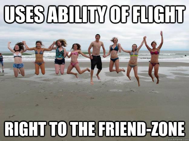 Uses ability of Flight Right to the Friend-Zone  Peter Pan Pat