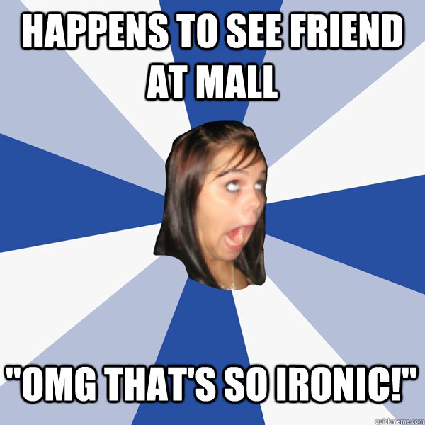 HAPPENS TO SEE FRIEND AT MALL 