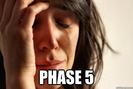  PHASE 5  First World Problems