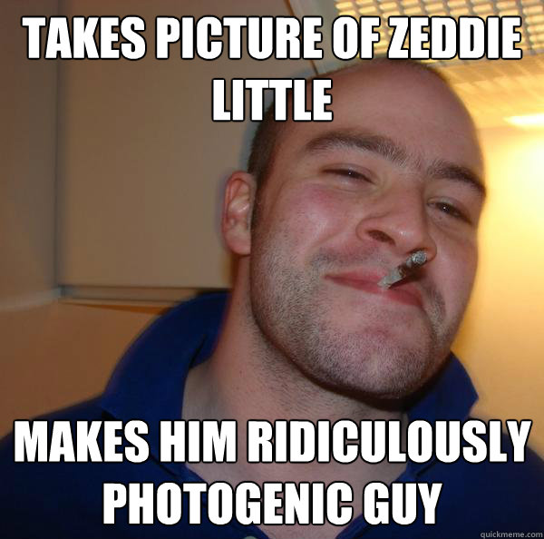 Takes Picture of Zeddie Little makes him Ridiculously Photogenic Guy - Takes Picture of Zeddie Little makes him Ridiculously Photogenic Guy  Misc