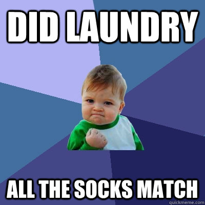 Did laundry all the socks match - Did laundry all the socks match  Success Kid