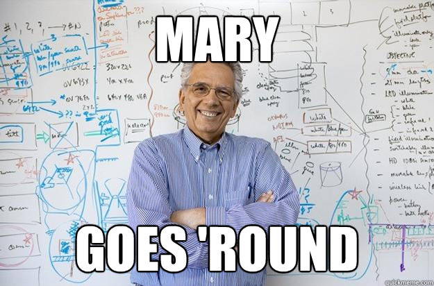 Mary Goes 'round  Engineering Professor