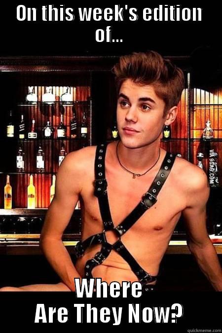 JustinBieber Leather - ON THIS WEEK'S EDITION OF... WHERE ARE THEY NOW? Misc