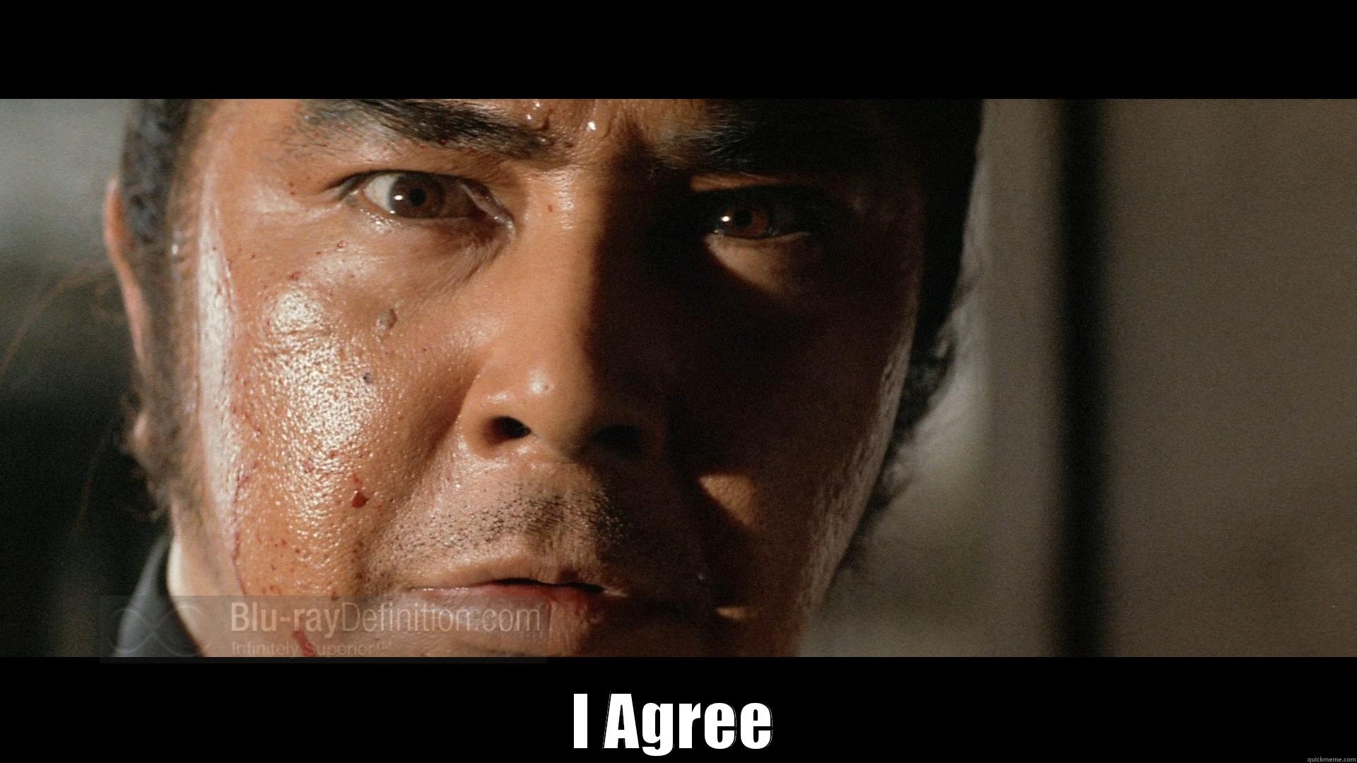 Shogun Assassin -  I AGREE Misc