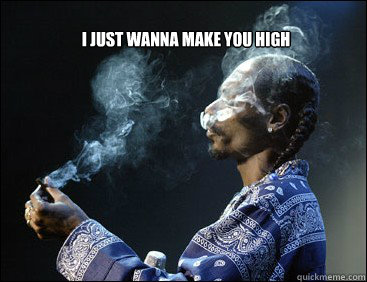 I just wanna make you high - I just wanna make you high  snoop weed