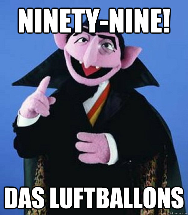 Ninety-Nine! das luftballons - Ninety-Nine! das luftballons  Counting Hobbits