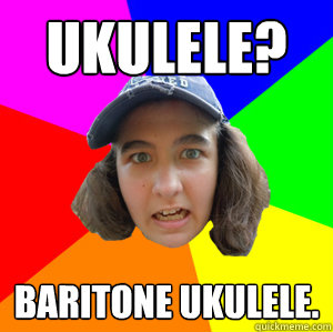 UKULELE? BARITONE UKULELE.   