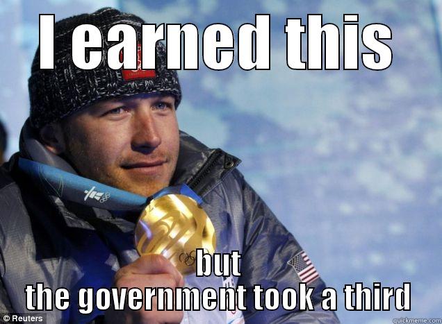 best olympian - I EARNED THIS BUT THE GOVERNMENT TOOK A THIRD Misc