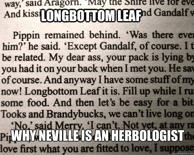 Longbottom Leaf why neville is an herbologist - Longbottom Leaf why neville is an herbologist  Misc