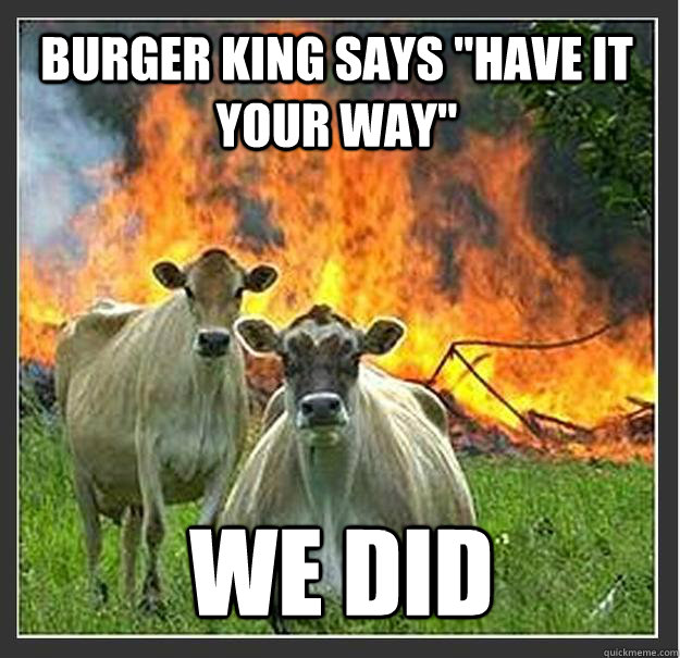 Burger King says 