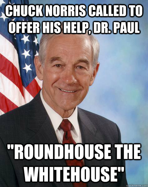 chuck norris called to offer his help, Dr. Paul 