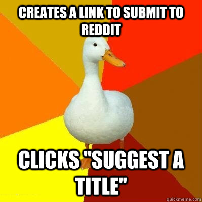 Creates a link to submit to reddit clicks 