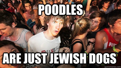 Poodles are just jewish dogs  Sudden Clarity Clarence