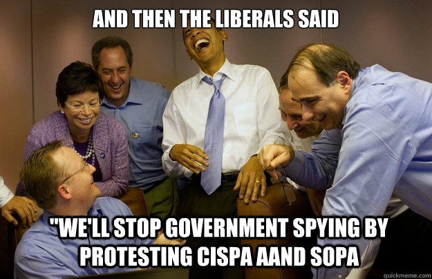 And then the liberals said 