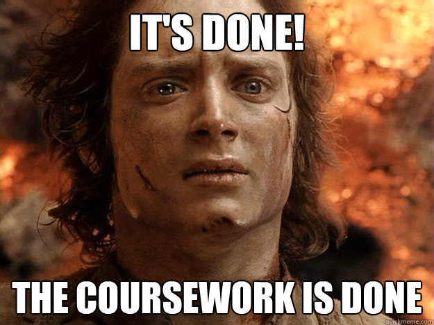 It's Done! The Coursework is Done - It's Done! The Coursework is Done  Misc