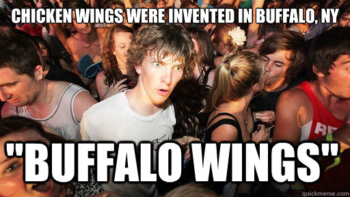 chicken wings were invented in buffalo, ny 