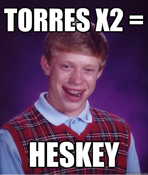 Torres x2 =  Heskey  Bad Luck Brian