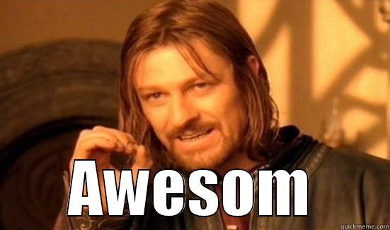 Thats so Awesome -  AWESOM Boromir