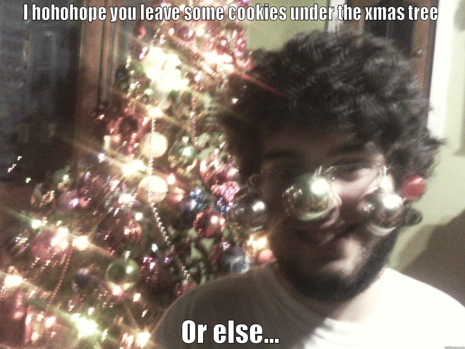 I HOHOHOPE YOU LEAVE SOME COOKIES UNDER THE XMAS TREE OR ELSE... Misc