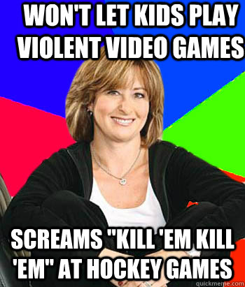 Won't let kids play violent video games Screams 