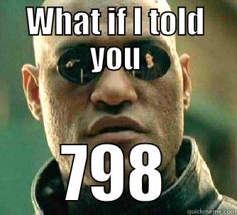 WHAT IF I TOLD YOU 798 Matrix Morpheus