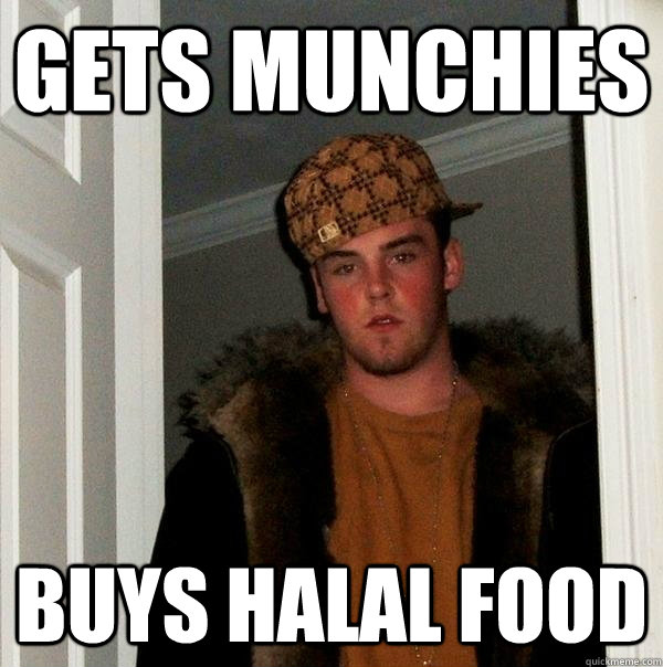 Gets Munchies Buys Halal Food  Scumbag Steve