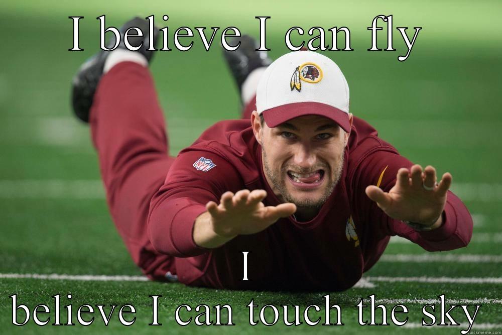 I BELIEVE I CAN FLY I BELIEVE I CAN TOUCH THE SKY Success Kid