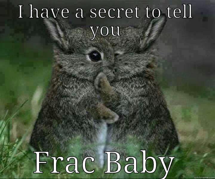 I have a secret to tell you - I HAVE A SECRET TO TELL YOU FRAC BABY Misc