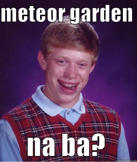 malaki mata - METEOR GARDEN  NA BA? Bad Luck Brian