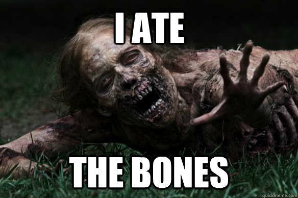 I ATE THE BONES  