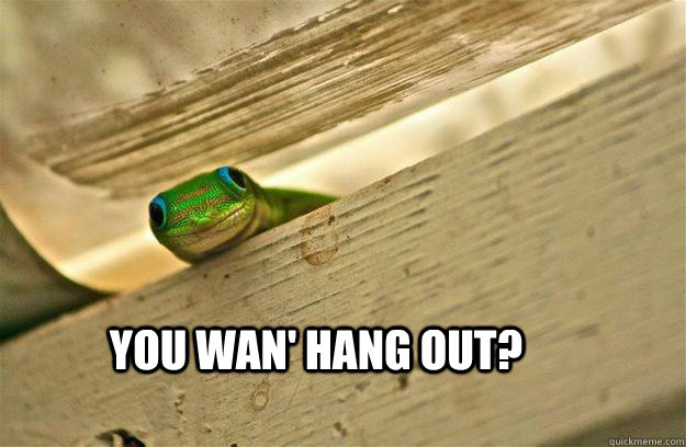 You wan' hang out? - You wan' hang out?  Misc