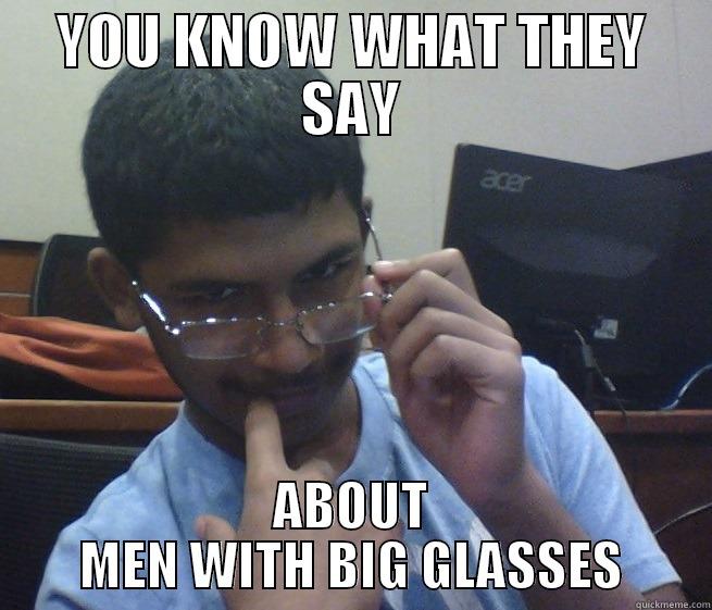 i dont need no man - YOU KNOW WHAT THEY SAY ABOUT MEN WITH BIG GLASSES Misc