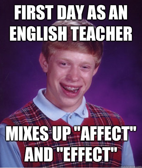 First day as an English teacher Mixes up 