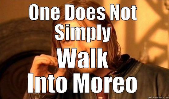 ONE DOES NOT SIMPLY WALK INTO MOREO Boromir