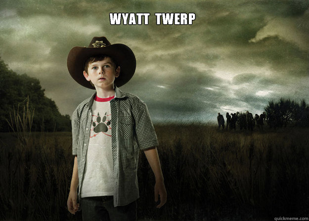 Wyatt  Twerp   Carl Grimes Walking Dead