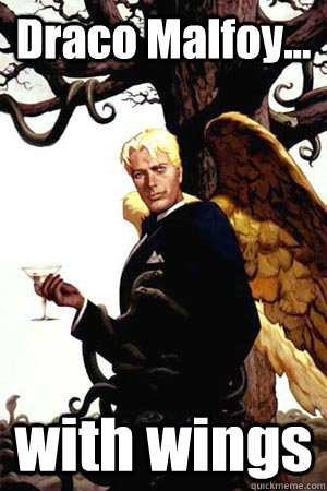 Draco Malfoy... with wings  Good Guy Lucifer