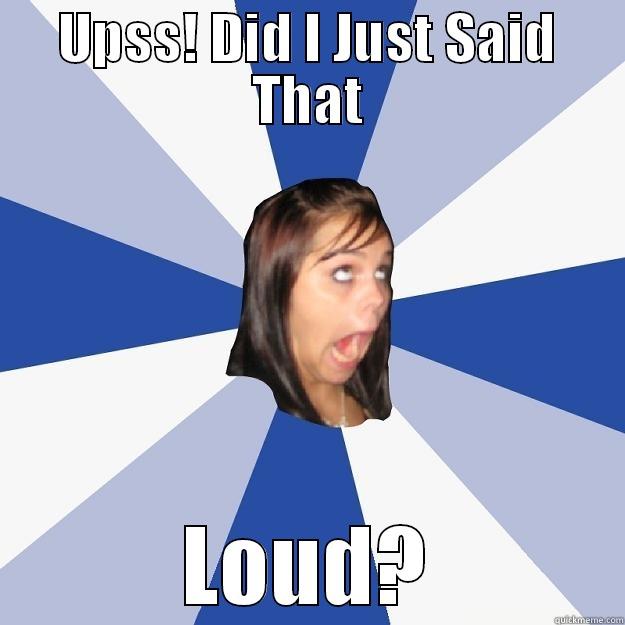 She Just Called me What? - UPSS! DID I JUST SAID THAT LOUD? Annoying Facebook Girl