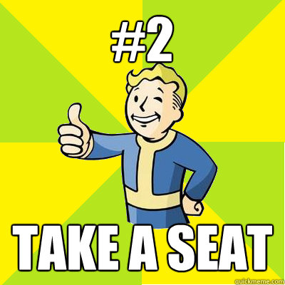 #2 take a seat   Fallout new vegas