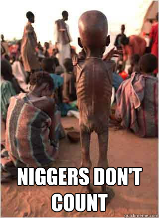  niggers don't count  