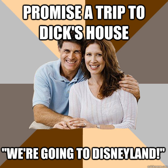 Promise a trip to dick's house 