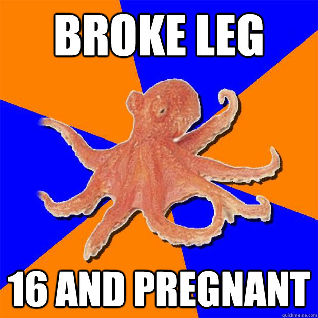 broke leg 16 and pregnant  Online Diagnosis Octopus