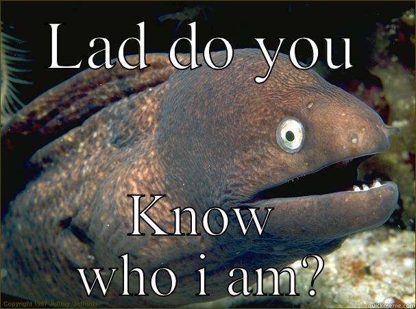 Funny whale! - LAD DO YOU KNOW WHO I AM? Bad Joke Eel