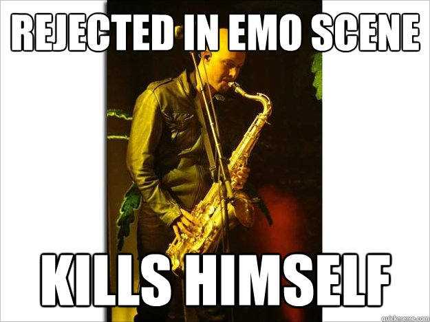 Rejected in Emo Scene Kills himself - Rejected in Emo Scene Kills himself  Misfit Emo Musician