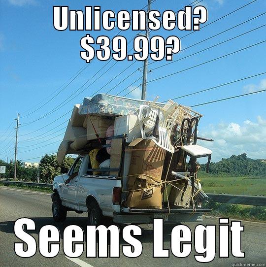 Bad Movers - UNLICENSED? $39.99? SEEMS LEGIT Misc