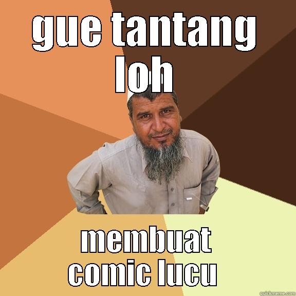 GUE TANTANG LOH MEMBUAT COMIC LUCU  Ordinary Muslim Man