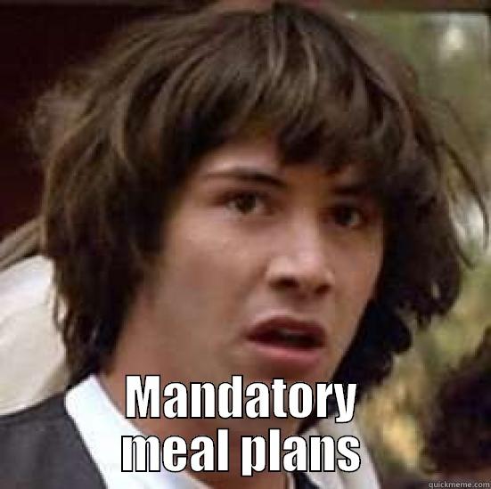  MANDATORY MEAL PLANS conspiracy keanu