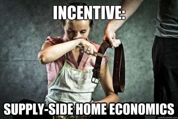 Incentive: Supply-side Home Economics  Supply-side Home Economics