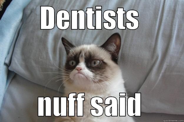 Grumpy Teeth - DENTISTS NUFF SAID Grumpy Cat