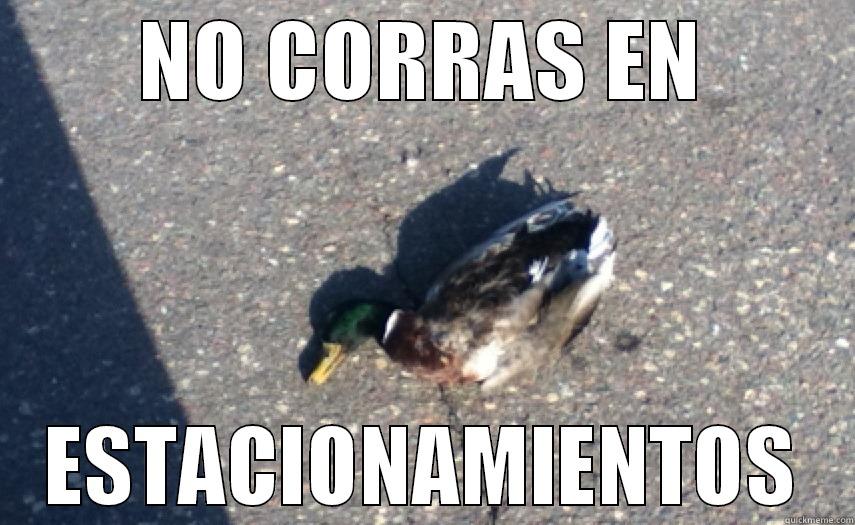 NO CORRAS EN ESTACIONAMIENTOS Misc